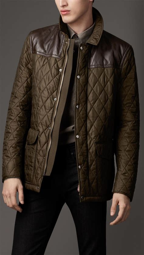 burberry quilted jacket Men s Clothing 